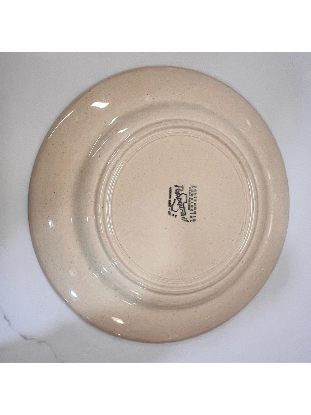 Vintage Metlox Poppytrail California Provincial Vernon Rooster 10” Dinner Plate - Picture 3 of 3